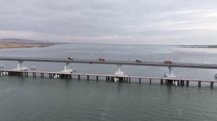 На Бухтарминском водохранилище открыли самый длинный мост в стране