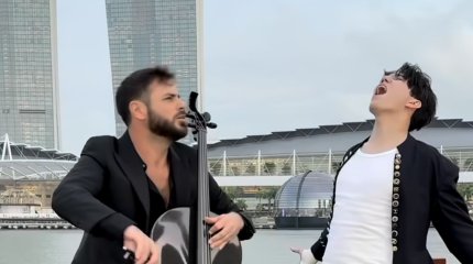 Димаш и Хаузер вновь поразили поклонников дуэтом