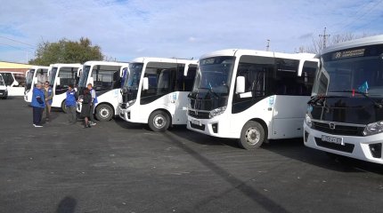 Оралдағы қоғамдық көліктер жаңа автобустармен толықты
