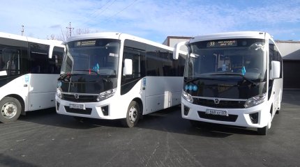 Новые автобусы для городских маршрутов закупили в Уральске