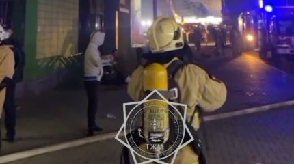 Горящий ТРЦ в Атырау потушен