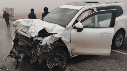 Четыре человека погибли при столкновении TANK’а и ВАЗа в Костанайской области