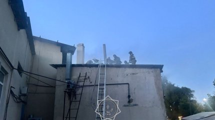 Ресторан загорелся в Таразе, эвакуированы десятки человек