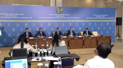 «Дауыс беру процесін кедергісіз бақыладық»,- халықаралық байқаушылар