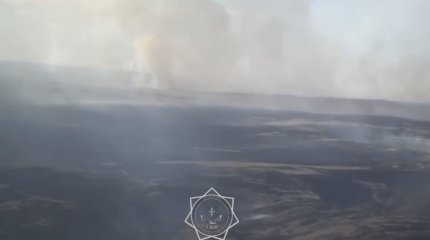 В Павлодарской области пожар потушили, в Карагандинской локализовали: МЧС показало пепелище