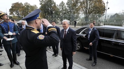 Токаев прибыл в Большой Кремлевский дворец