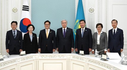 Касым-Жомарт Токаев встретился с председателем Национальной Ассамблеи Республики Корея У Вон Шиком