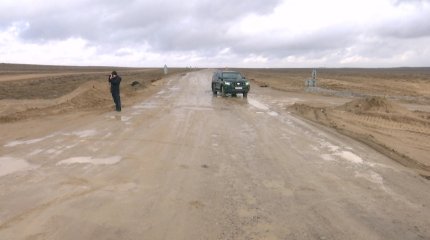 Қызылорда мен  Жезқазғанды байланыстыратын күре жолдың құрылысы қарқынды жүруде