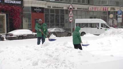 Астананы қалың қар басты