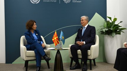 Президент пригласил в Казахстан главу Северной Македонии