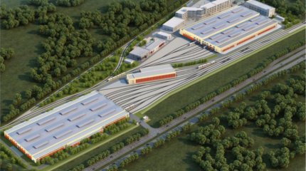 Депо LRT начали строить в Астане