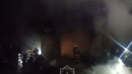 Подросток пострадал при пожаре на СТО в Шымкенте