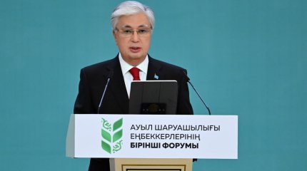 Несмотря на сложный год, Казахстан собрал рекордный урожай, - Токаев