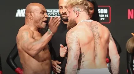 Майк Тайсон жекпе-жек алдында қарсыласына қол жұмсады