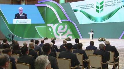 "Агроөнеркәсіп кешені экономикадағы басты қозғаушы күштің біріне айналуға тиіс" , - Қ. Тоқаев