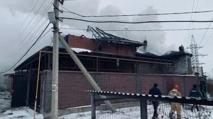 Астанада жеке тұрғын үй өртеніп, төрт бала қаза тапты