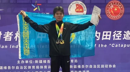 15 жастағы қазақстандық атлет Қытайда екі жүлде жеңіп алды