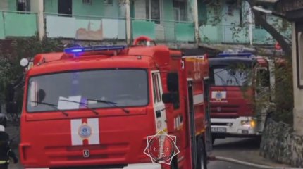 Пожар произошел в торговом центре Актау