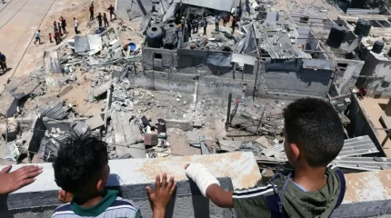 Газа секторында мерт болған адамдар саны 44 мыңнан асты