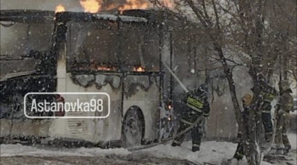 Были ли в горящем автобусе пассажиры, рассказали спасатели Астаны