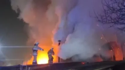 Алматыда монша, гараж және жеке үй өртенді