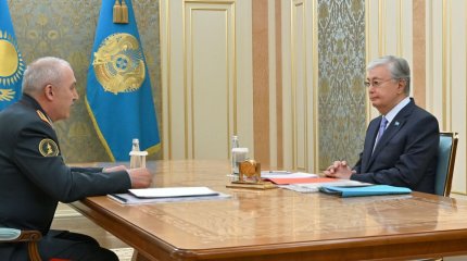 Мемлекет басшысы Қорғаныс министрі Руслан Жақсылықовты қабылдады