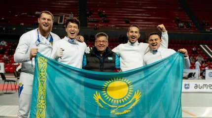 Национальная сборная по шпаге завоевала бронзовую медаль на Кубке мира