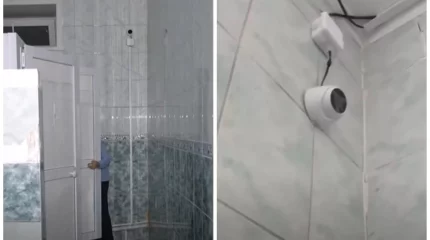 Көкшетаудағы мектептің дәретханасына бейнебақылау камерасы орнатылған