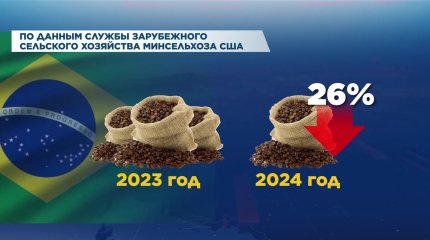 Кофе может подорожать в Казахстане из-за засухи в Бразилии