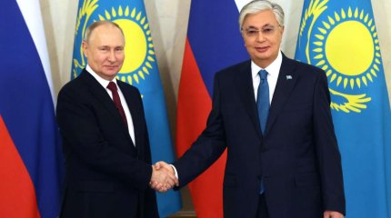 Путин: Россия готова и далее развивать многоплановые дружественные отношения с Казахстаном