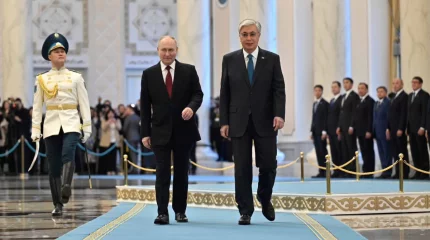 Ақордада Ресей Федерациясының президенті Владимир Путинді қарсы алу шарасы өтті