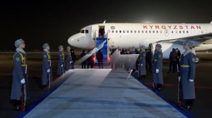 Садыр Жапаров прибыл в Астану