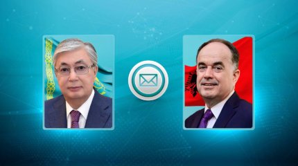 Токаев направил телеграмму поздравления Президенту Албании