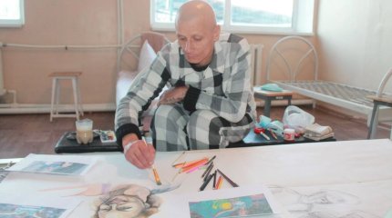 Осужденный-художник нарисовал портрет Олимпийской чемпионки