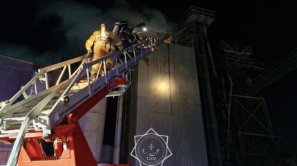 30 тонн семечек загорелись в Акмолинской области