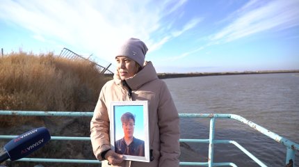 Атырауда  ұлынан айырылған ана әділдікті талап етуде