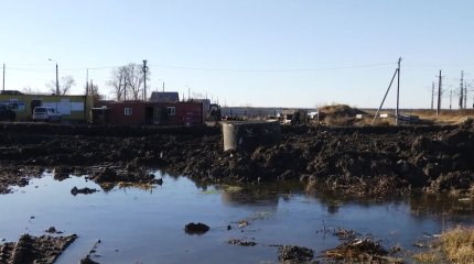 Строительство путепровода  привело к коммунальным проблемам в частном секторе Петропавловска