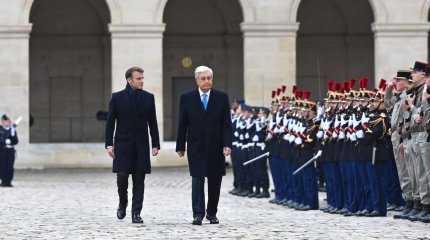 Визит во Францию: как Касым-Жомарта Токаева встречали в Париже (ВИДЕО)