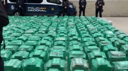 Полицейские Испании изъяли 13 тонн кокаина