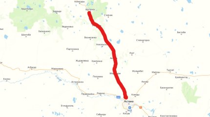 Трассы закрывают в Акмолинской области из-за сильного снегопада