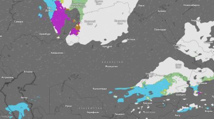 С 20.00 закрывают дороги в трех областях Казахстана