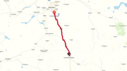 Из-за гололеда и тумана закрыт участок международной трассы в Казахстане