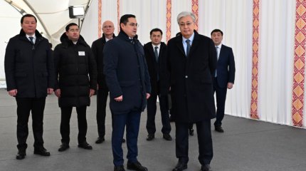 Президент ознакомился с работой шахты «Болашак» в Хромтау