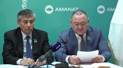 Отчётный брифинг депутатов по исполнению предвыборной программы партии «AMANAT» прошел в Уральске