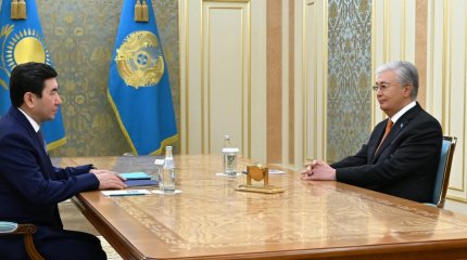 Президент принял Председателя Мажилиса Ерлана Кошанова