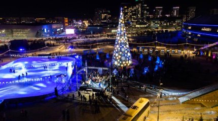 Главные зимние локации Астаны: горки, катки, елки и праздничные фотозоны