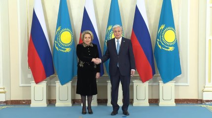 Президент Ресейдің Федералдық Жиналысы Федерация Кеңесінің төрағасымен кездесті