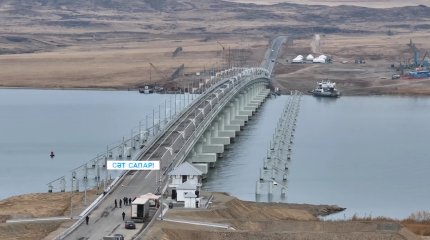 80 тыс. автомобилей в сутки проезжает по самому длинному мосту в Казахстане