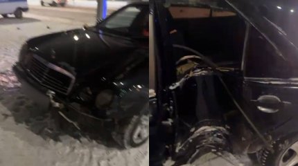 Астанчанин угнал авто и сразу разбил