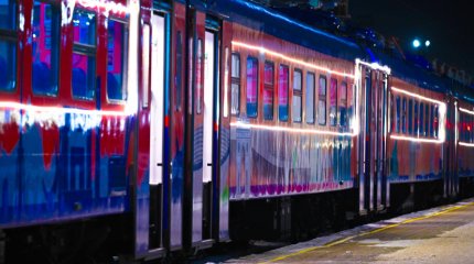 Новый туристический поезд совершил первый рейс из Астаны в Бурабай